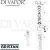 Bristan Prism 1 Hole Bath Filler Spares